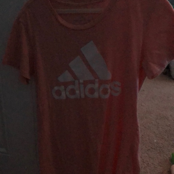 adidas, pink shirt xs - Picture 1 of 3